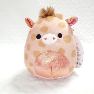 Zuni Squishmallows 5 Inch BNWT Valentines Day Giraffe Plush Toy